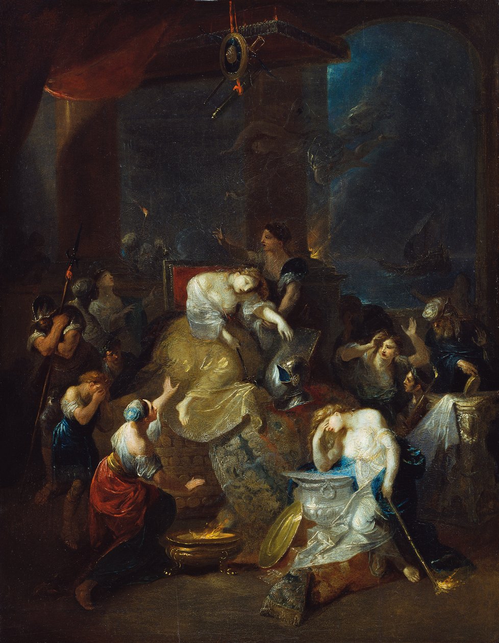 A Morte de Dido de Franz Anton Maulbertsch