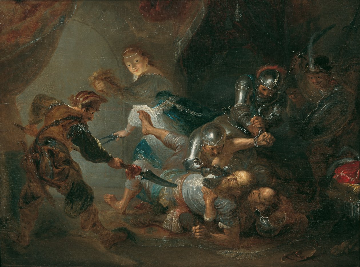 O deslumbramento de Simson de Franz Anton Maulbertsch