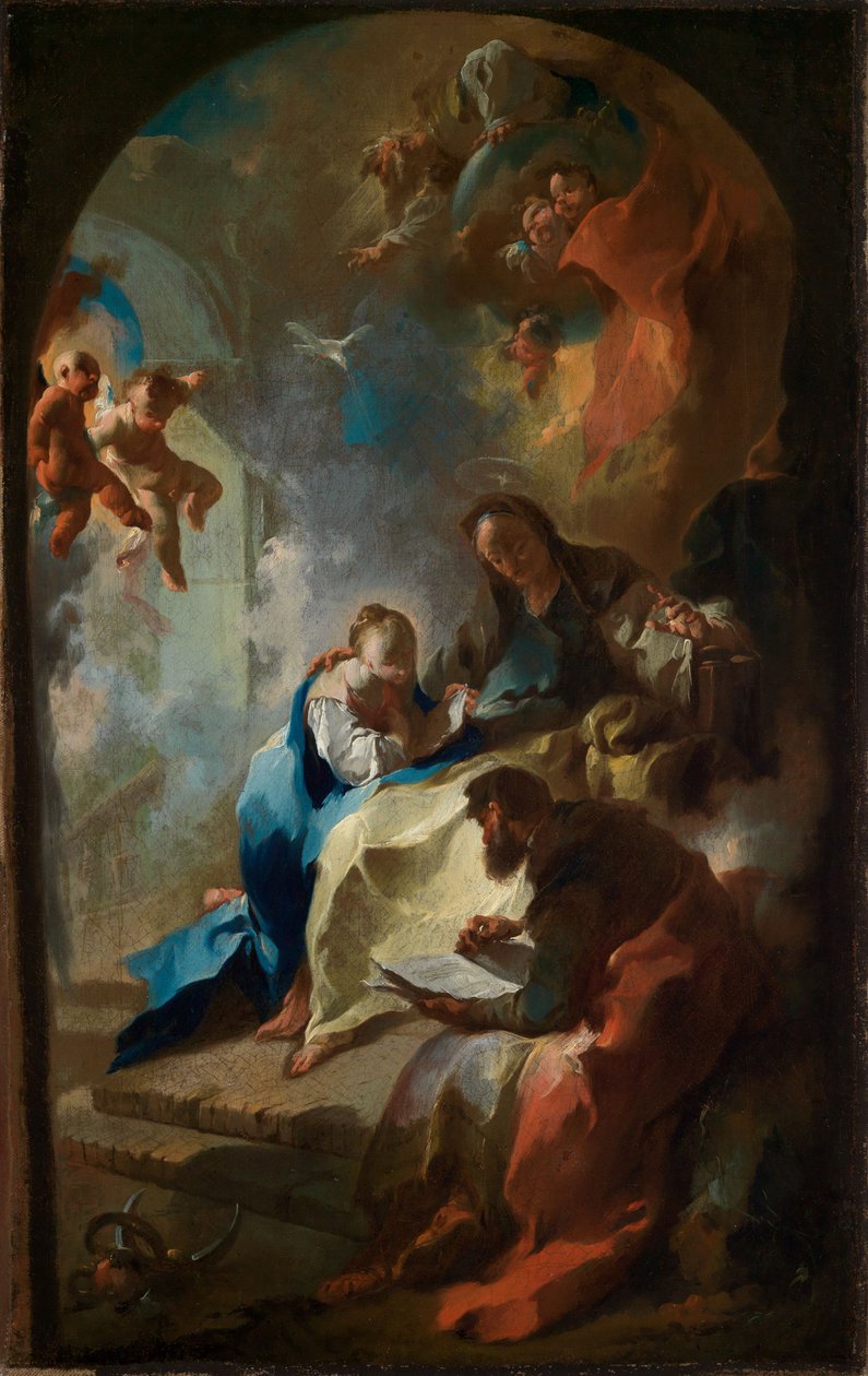 A educação de Maria de Franz Anton Maulbertsch