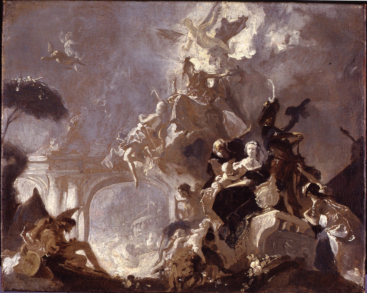 Esboço para uma pintura de teto de Franz Anton Maulbertsch