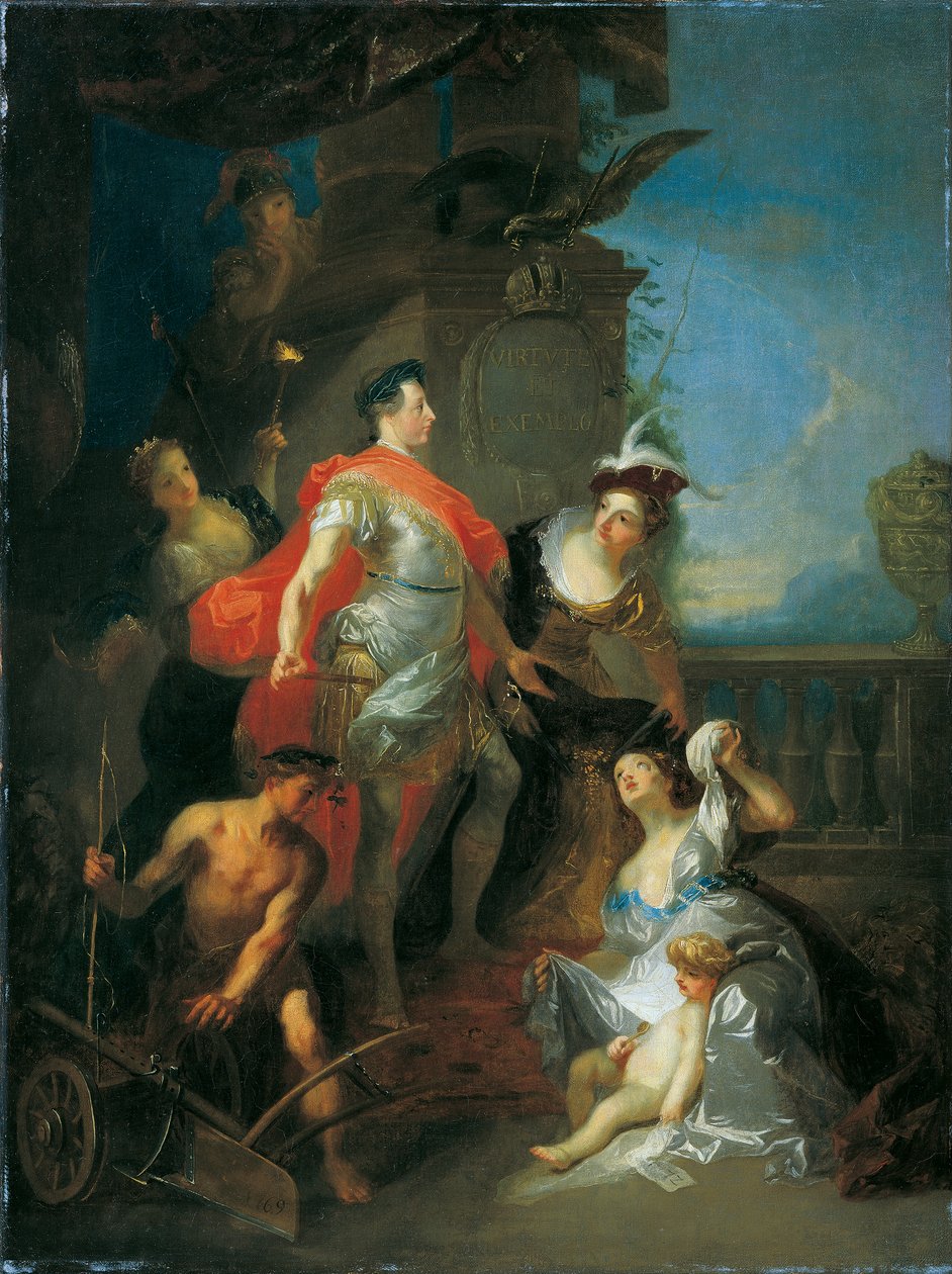 Glorificação Kaiser Josephs II. de Franz Anton Maulbertsch