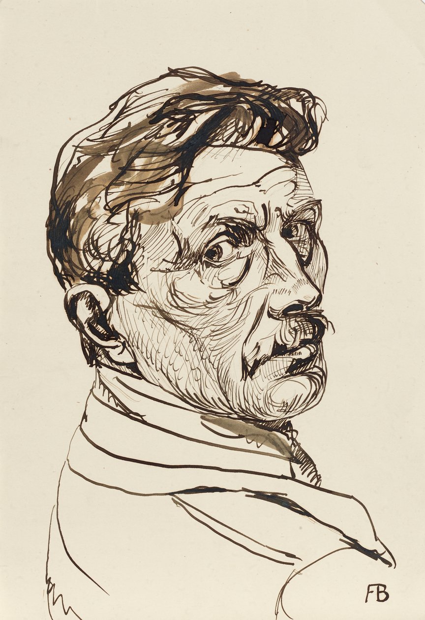 auto-retrato de Franz Barwig d. Ä.