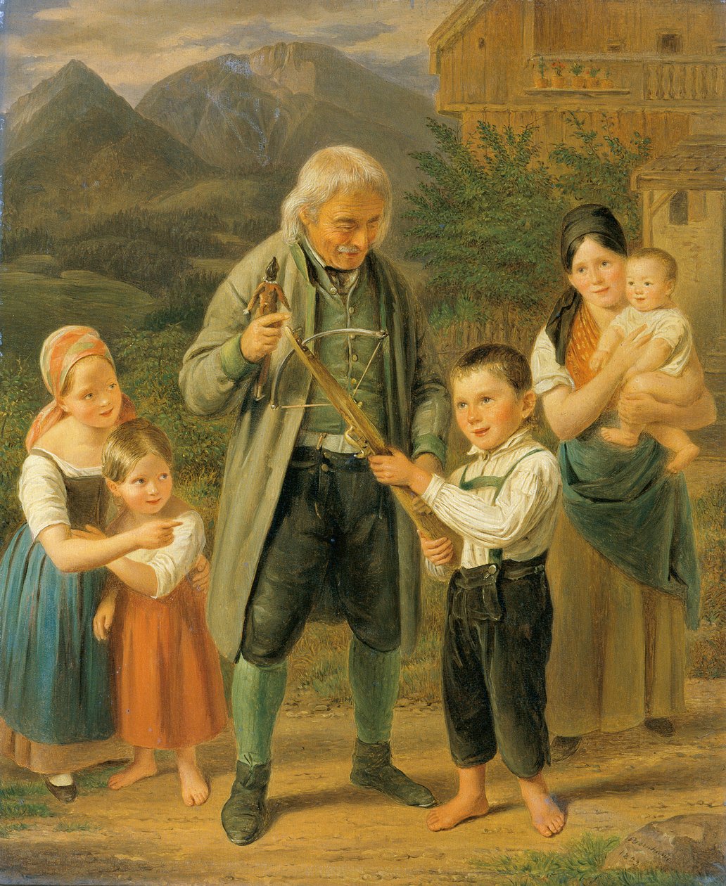 Aulas de tiro com arco e flecha de Franz Bernhardt