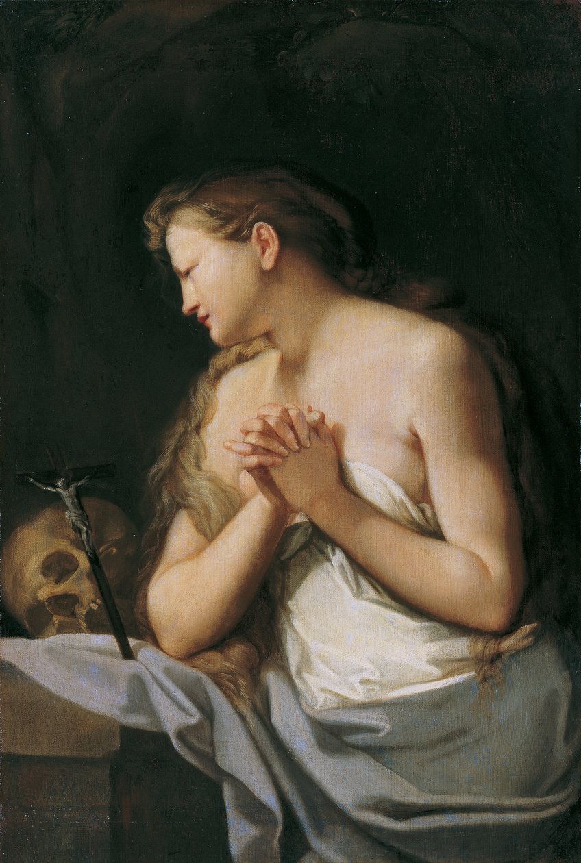 A penitente Santa Maria Madalena de Franz Carl Remp