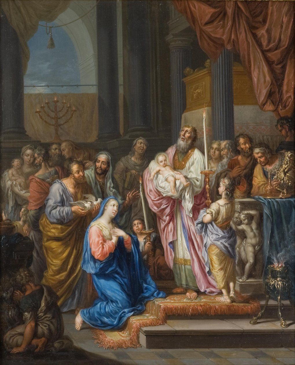 Oferta no templo de Franz Christoph Janneck