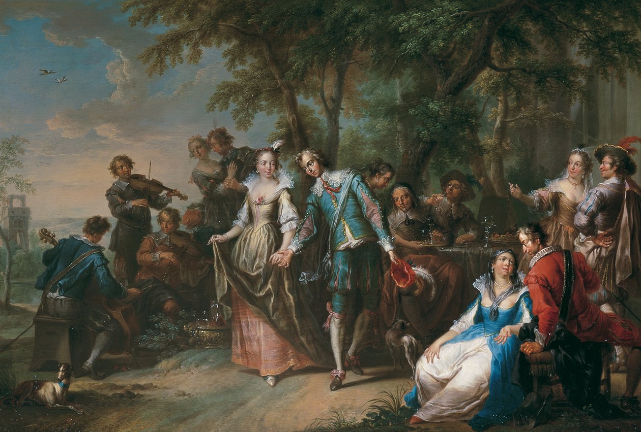 Entretenimento ao ar livre com dança de Franz Christoph Janneck