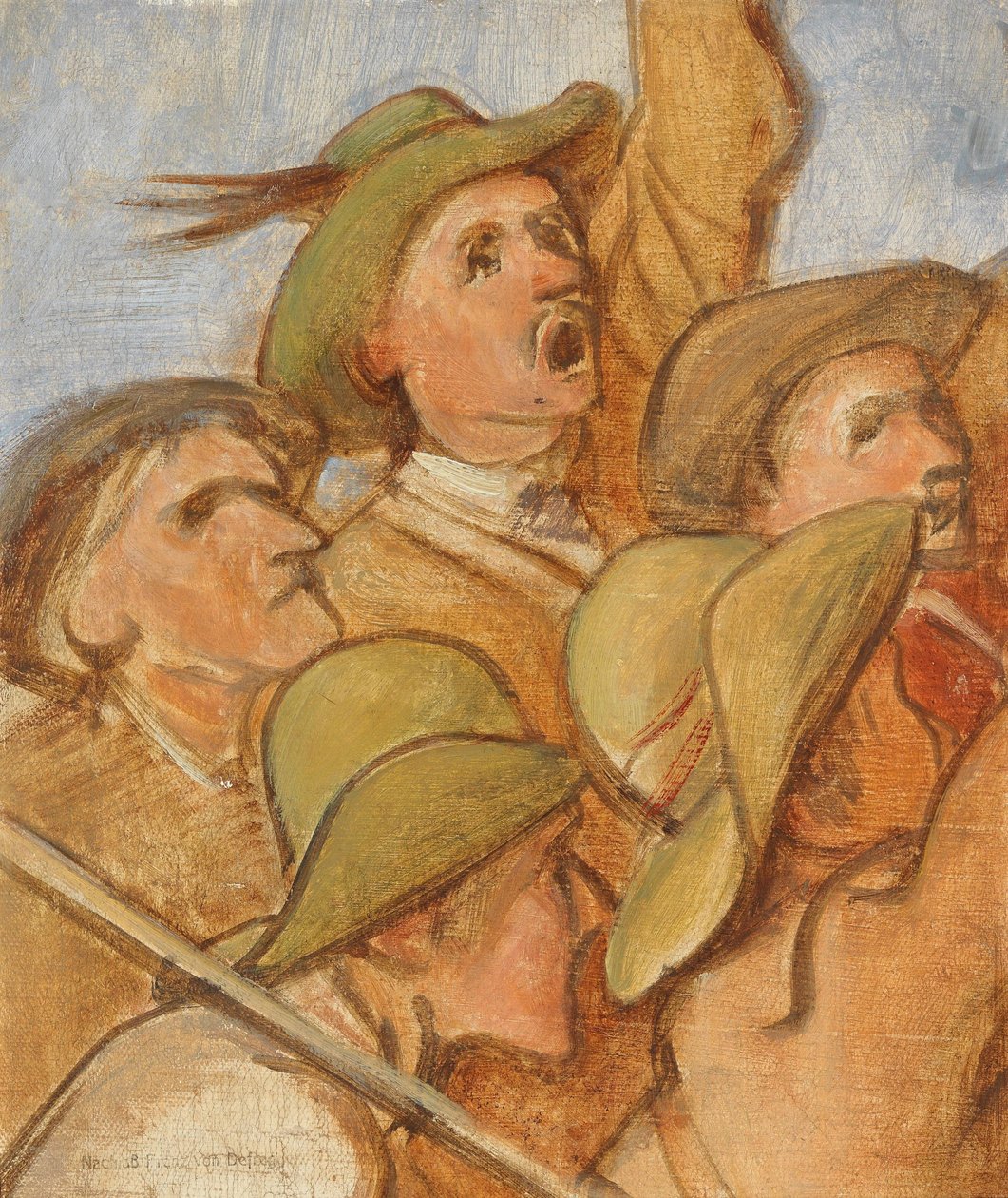 Camponeses (Tyrolean Freedom Fighters) de Franz Defregger