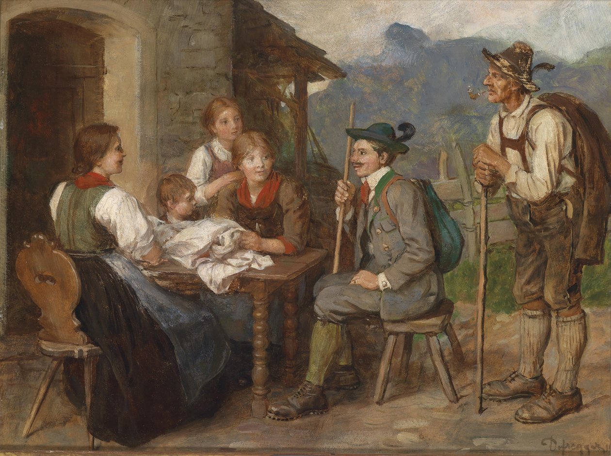 Salão Tyrolean de Franz Defregger