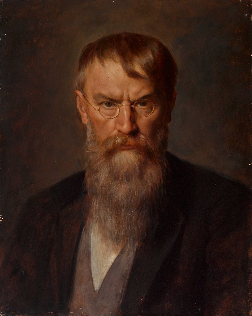 Retrato de Franz von Lenbach 1836-1904, 1907. de Franz Defregger von