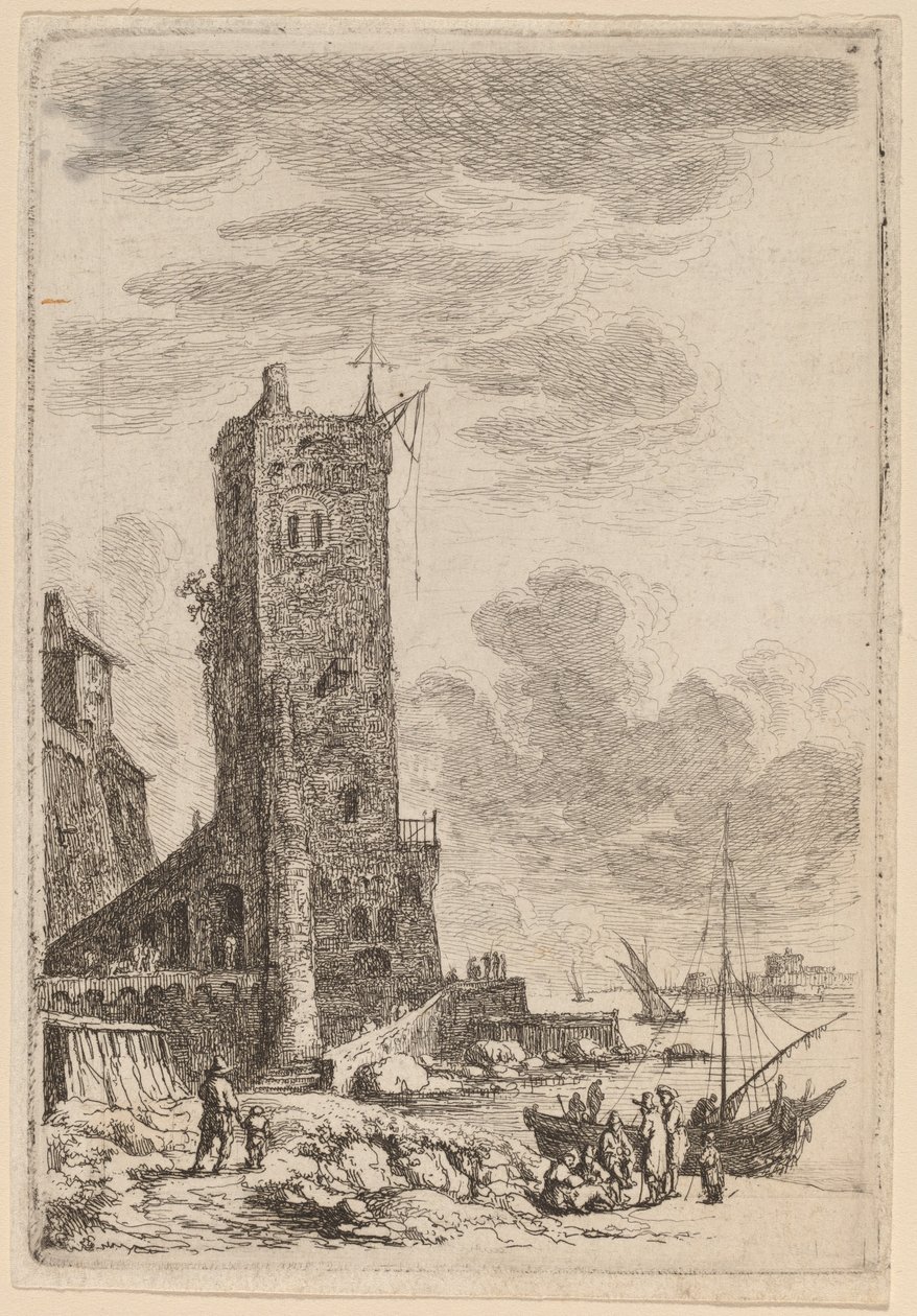 Porto de Livorno de Franz Edmund Weirotter