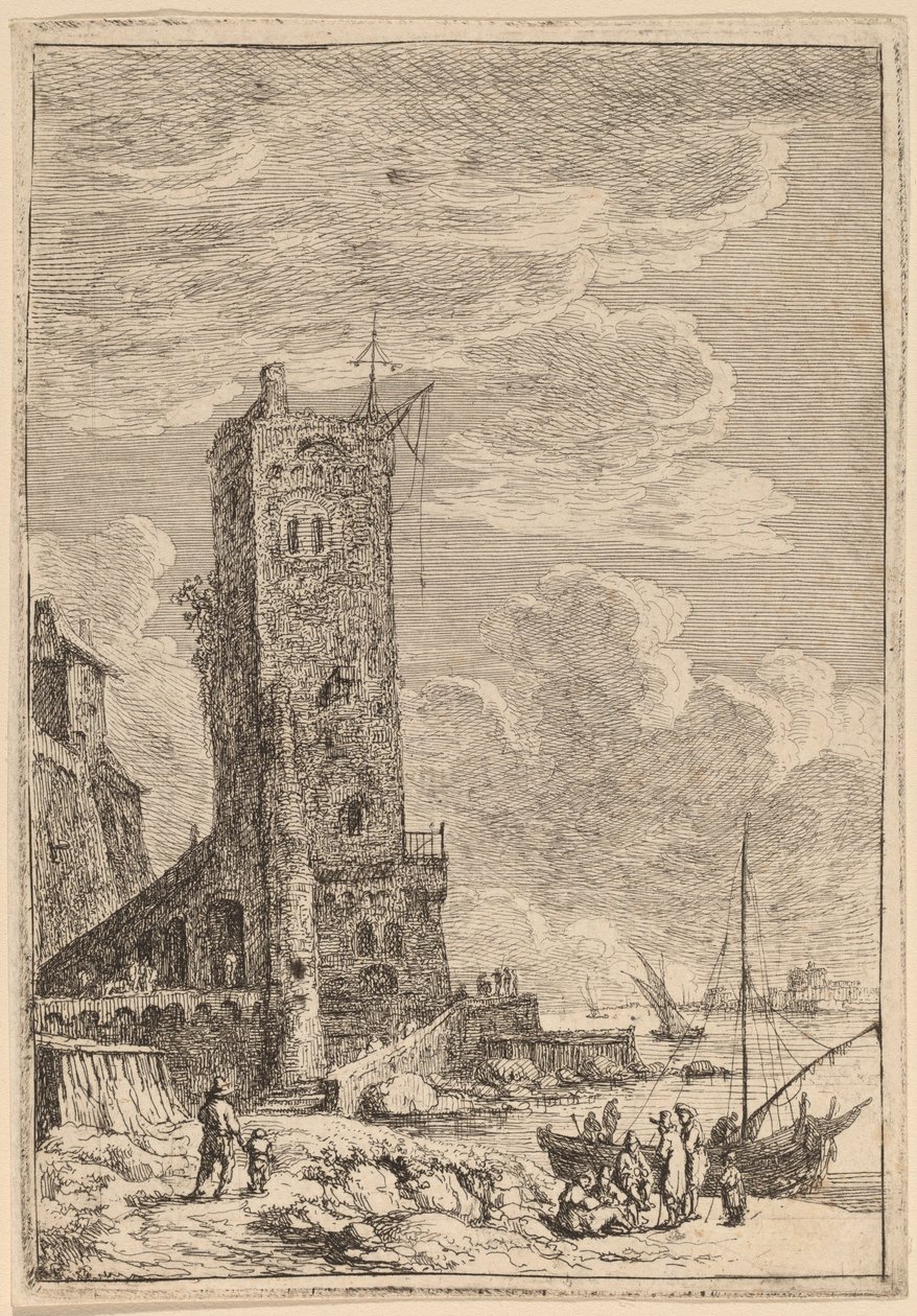 Porto de Livorno de Franz Edmund Weirotter