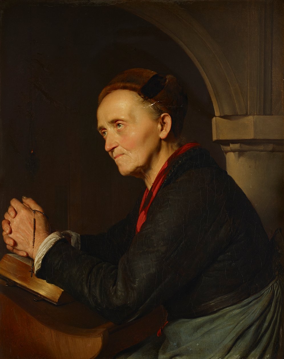 Agricultor orando de Franz Eybl