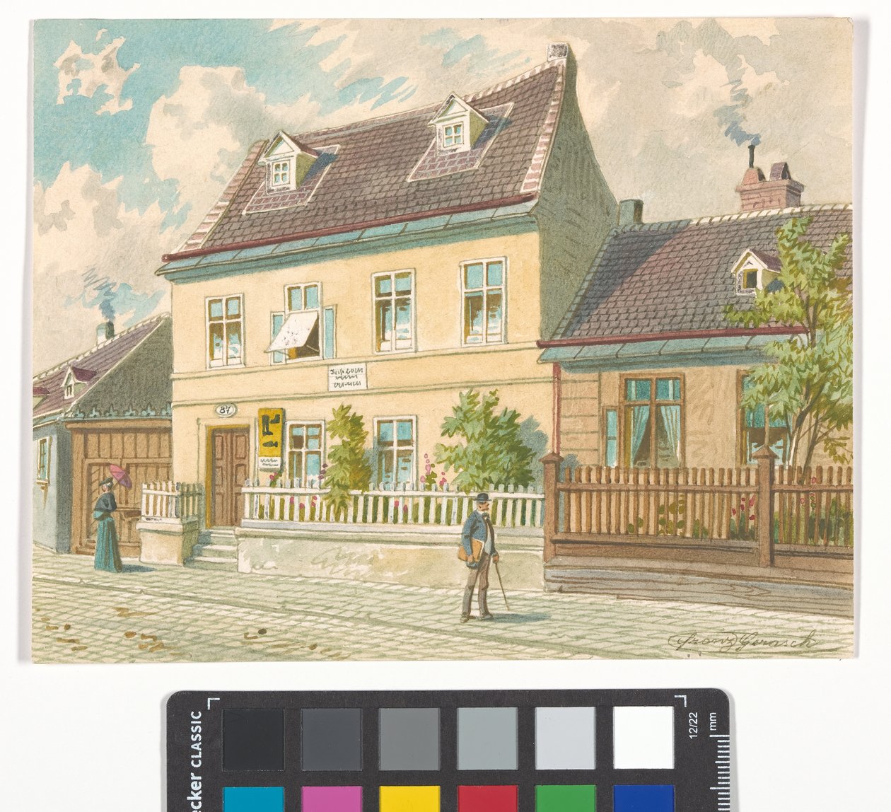 19.º distrito, Gymnasiumstraße 87 - residência e local de morte de Josef Lanner de Franz Gerasch
