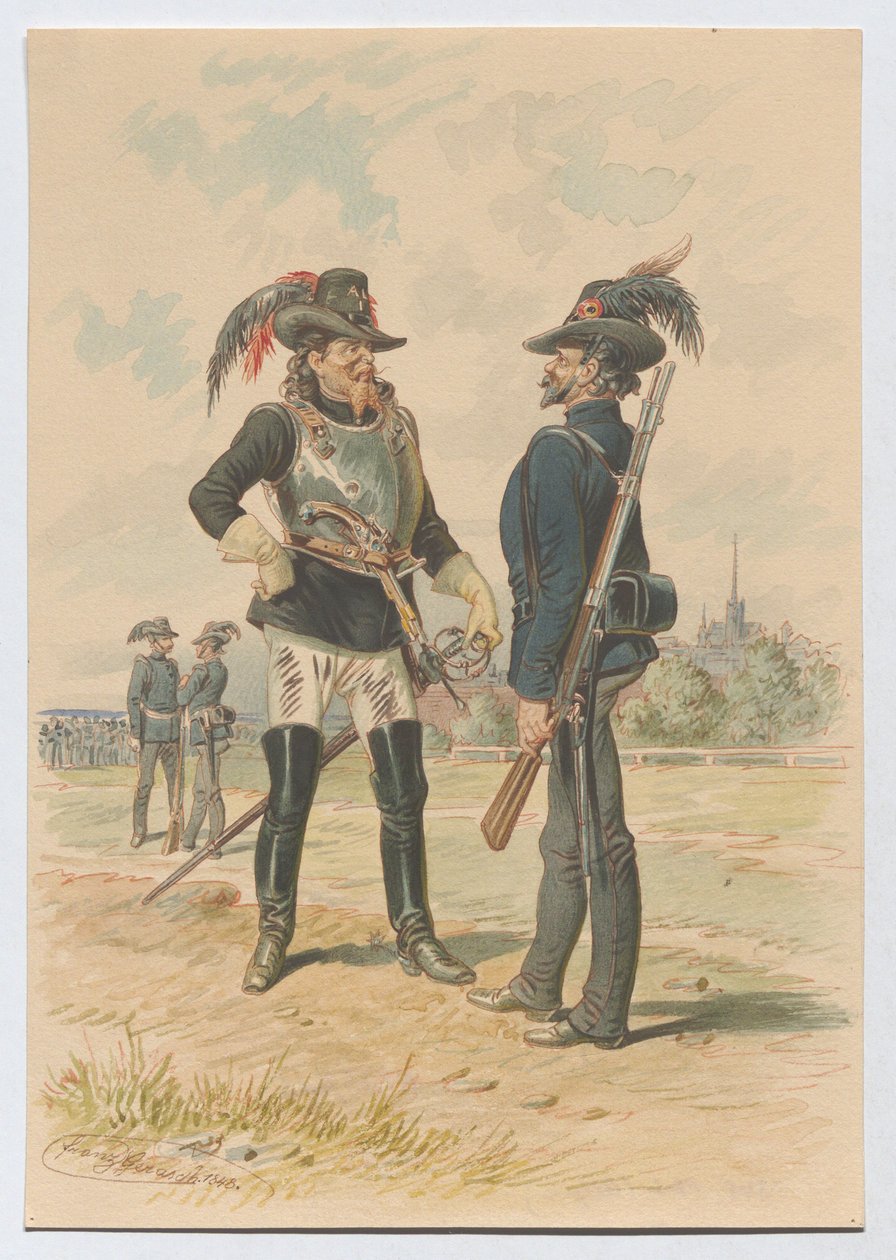 A Legião Académica de Estudantes de Viena, em outubro de 1848 de Franz Gerasch