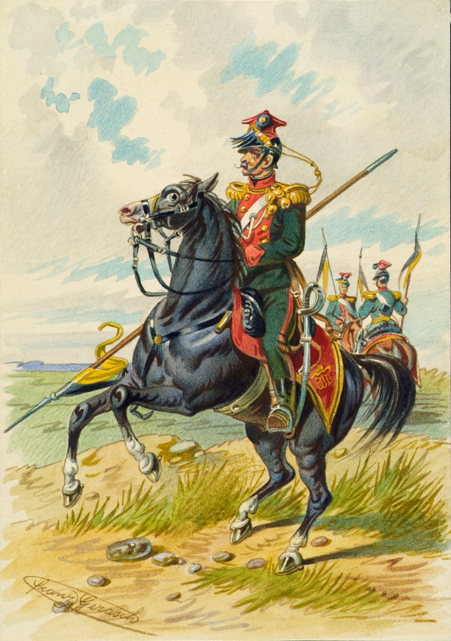 soldado a cavalo de Franz Gerasch
