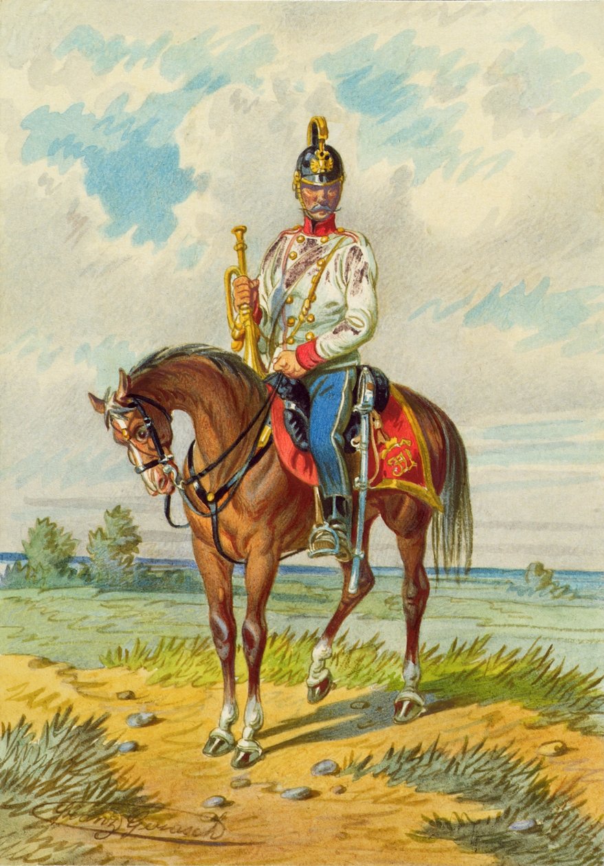 soldado a cavalo de Franz Gerasch