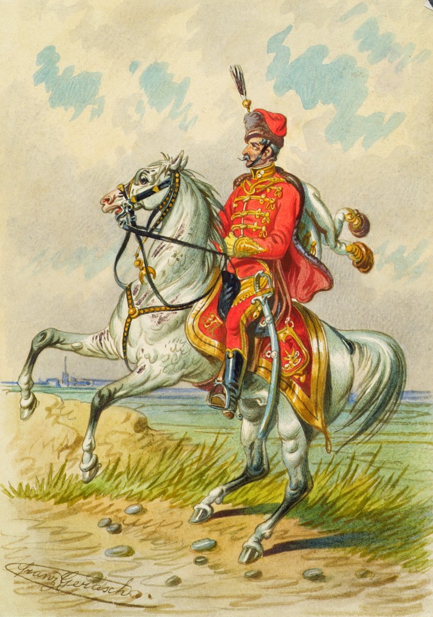 soldado a cavalo de Franz Gerasch