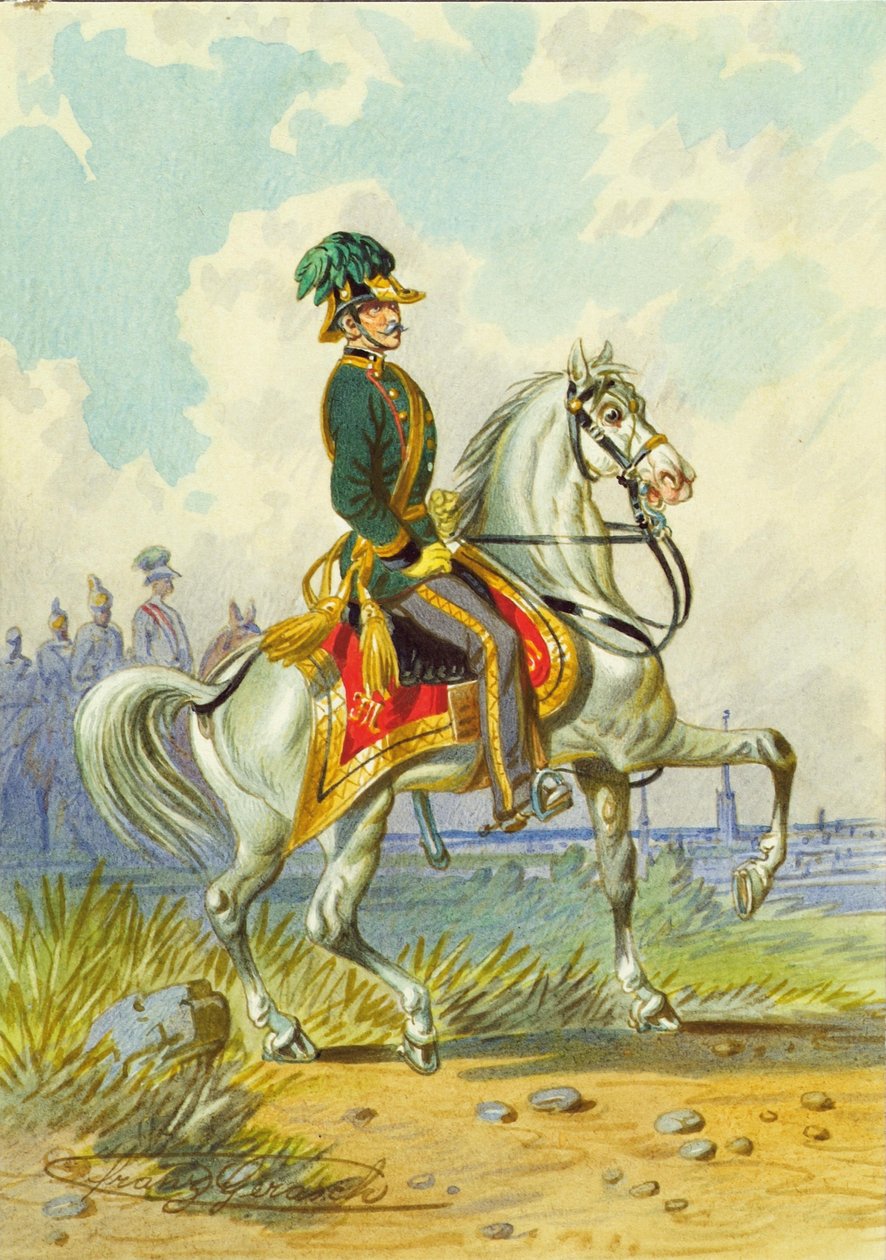 Soldado a cavalo de Franz Gerasch