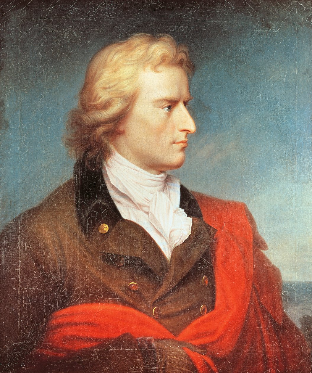 Retrato de Friedrich Schiller de Franz Gerhard von Kugelgen