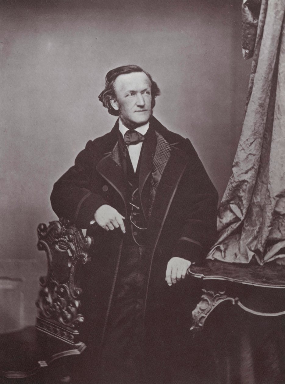 Richard Wagner, compositor alemão, década de 1860 de Franz Hanfstaengl