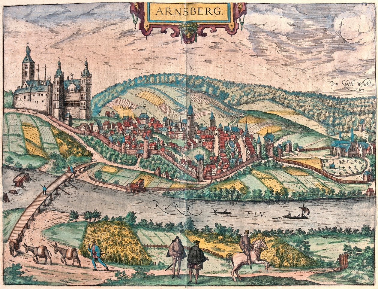Arnsberg, Alemanha (gravura de Franz Hogenberg