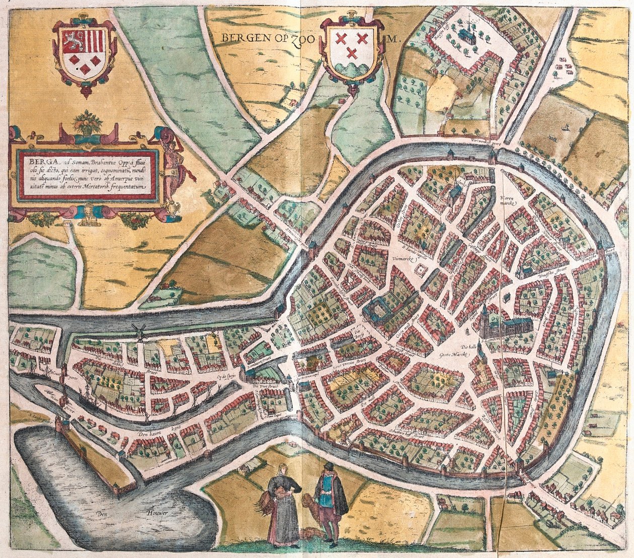 Berg Op Zoom, Holanda (gravura de Franz Hogenberg