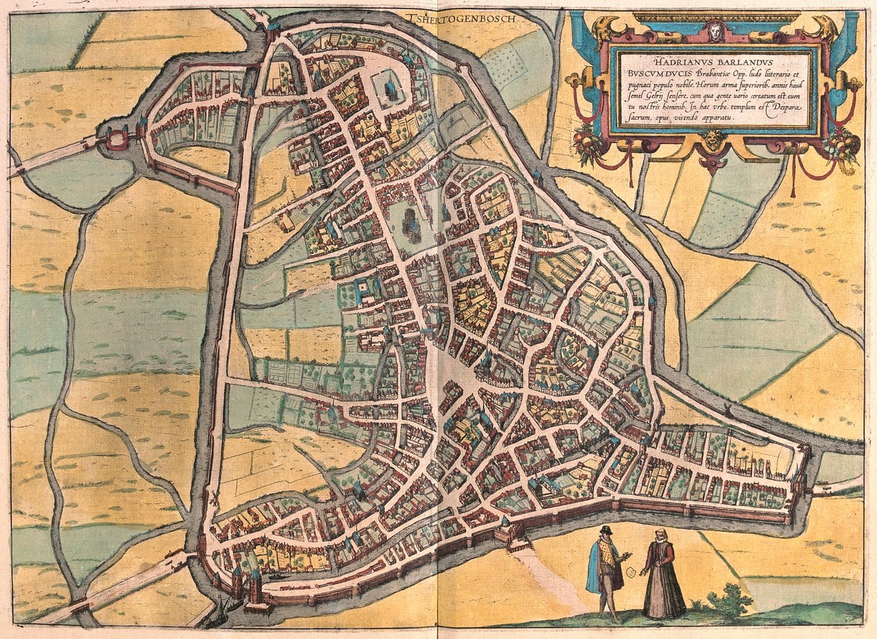 Bois le Duc, Holanda (gravura de Franz Hogenberg