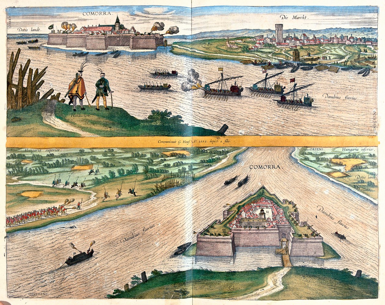 Fortaleza de Komarno, Eslováquia de Franz Hogenberg