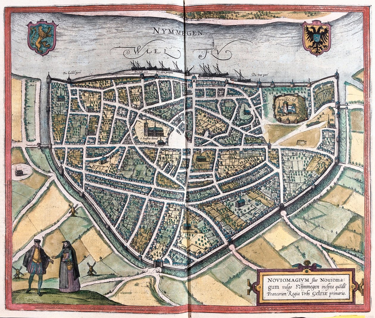 Nimegue, Países Baixos de Franz Hogenberg