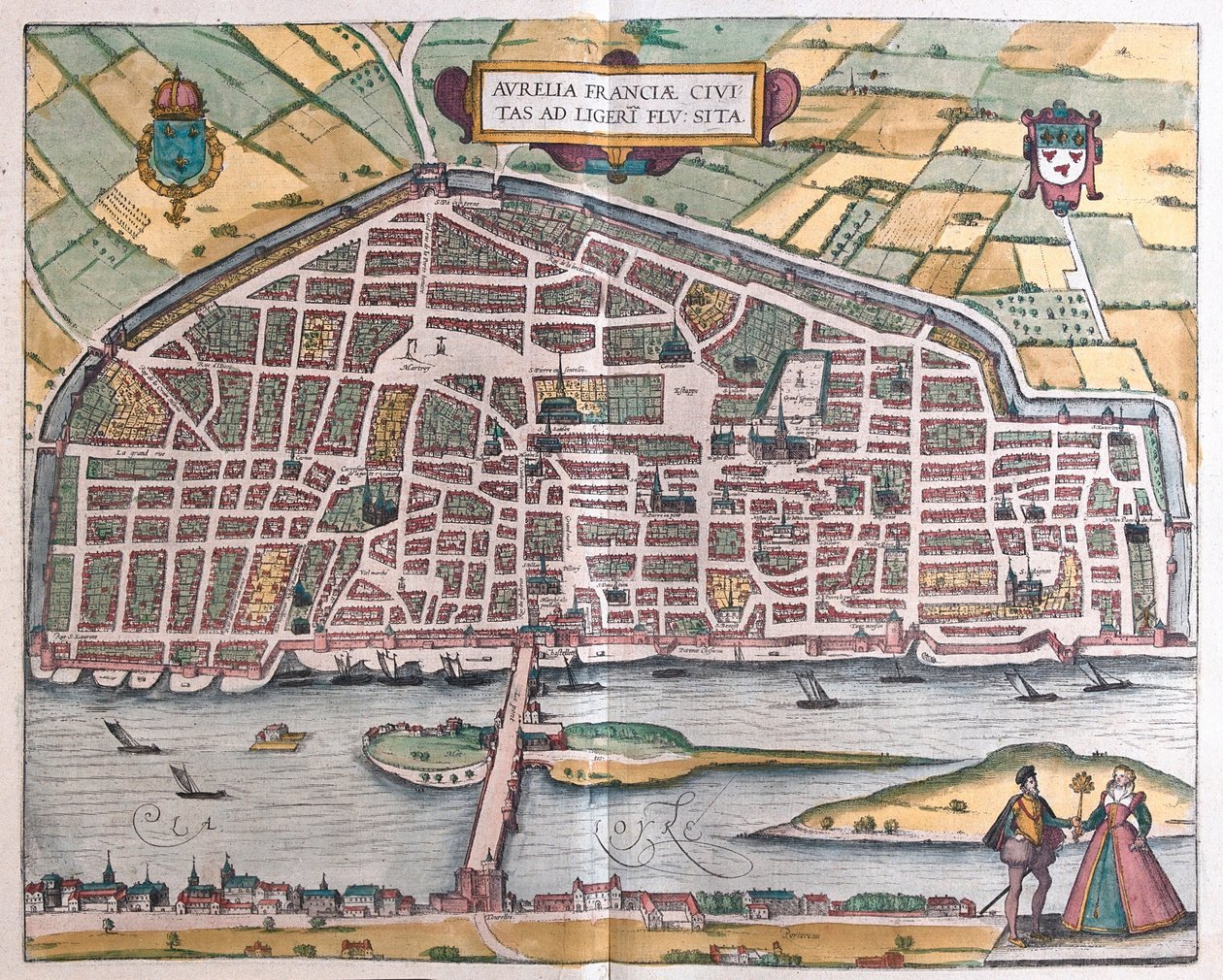 Orleans - França de Franz Hogenberg