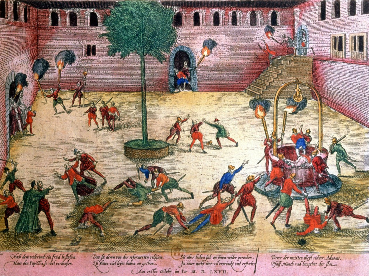 Segunda guerra religiosa francesa: O Michelade de Franz Hogenberg
