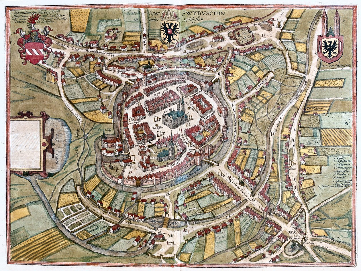 Swiebodzin, Polónia (gravura de Franz Hogenberg
