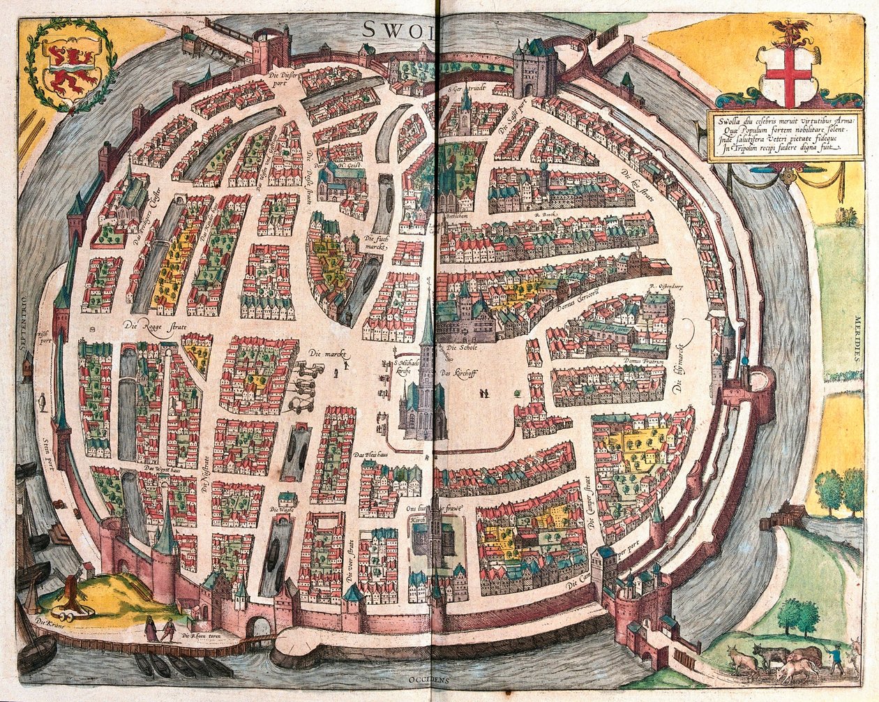 Zwolle, Holanda (gravura de Franz Hogenberg