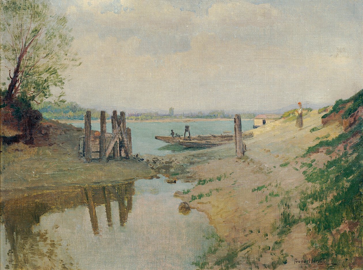 No Danúbio perto de Greifenstein de Franz Horst