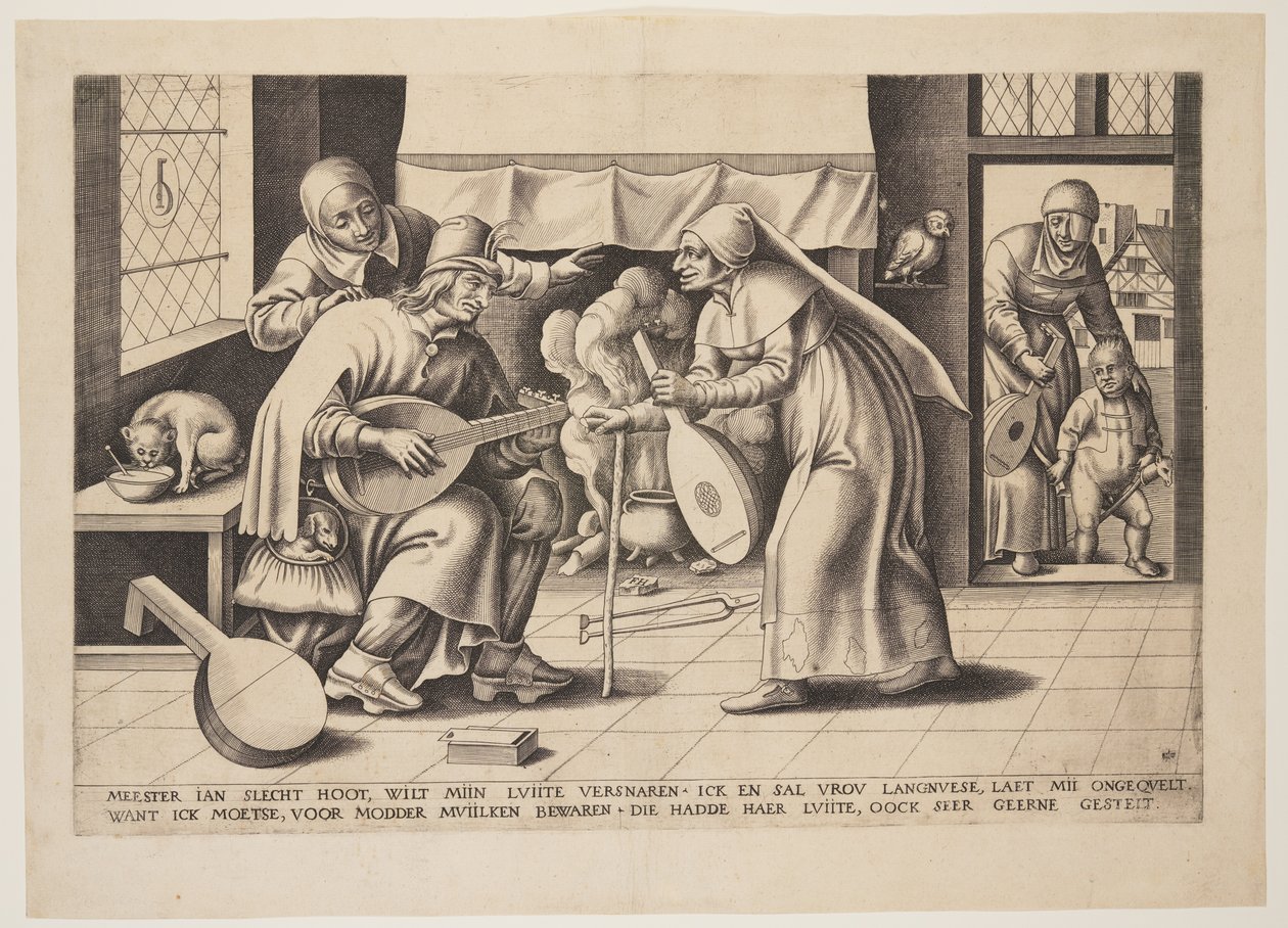 Mestre John Blockhead (o fabricante de alaúdes) de Franz Huys