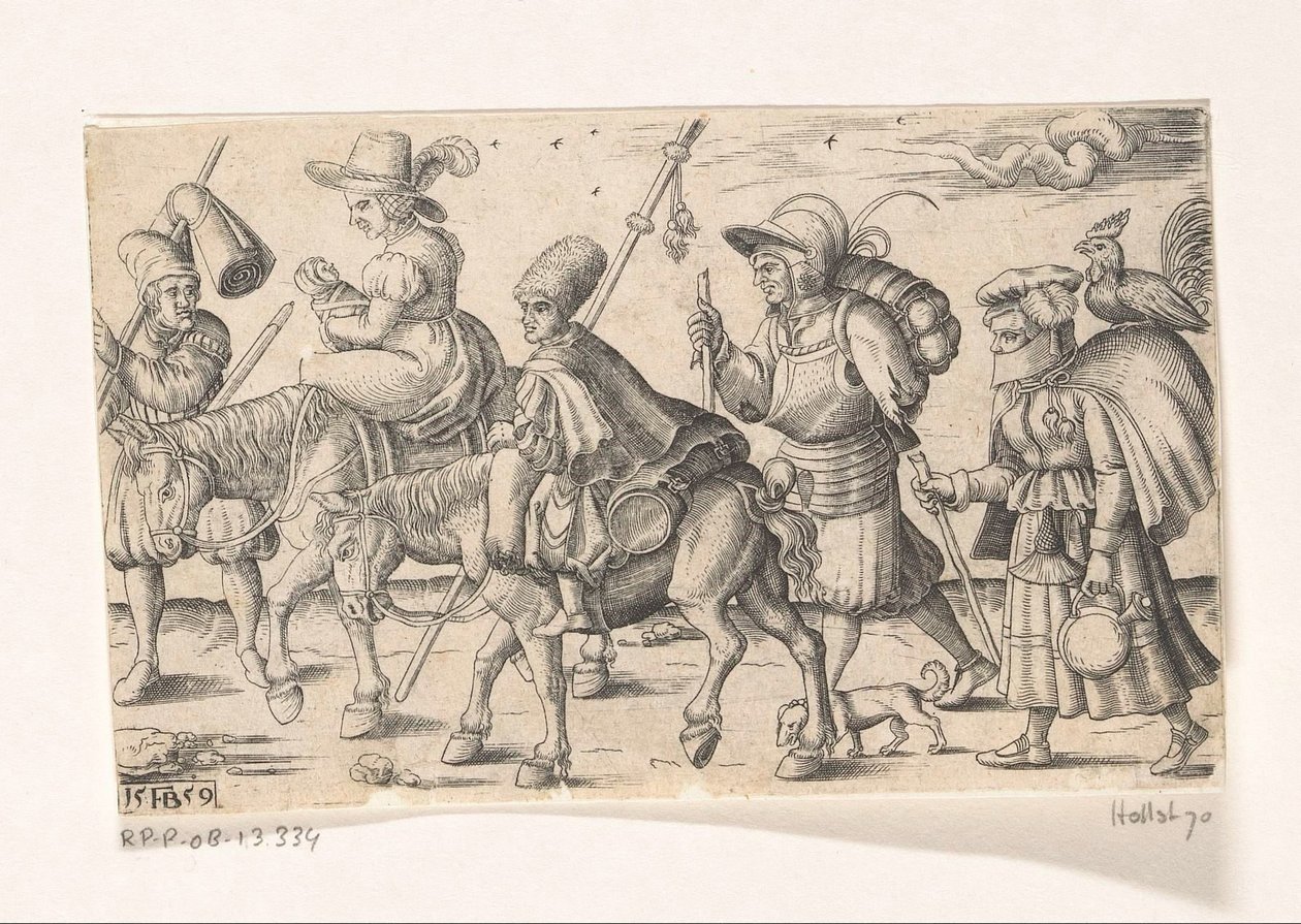 Soldados e comerciantes de Franz Isaac Brun