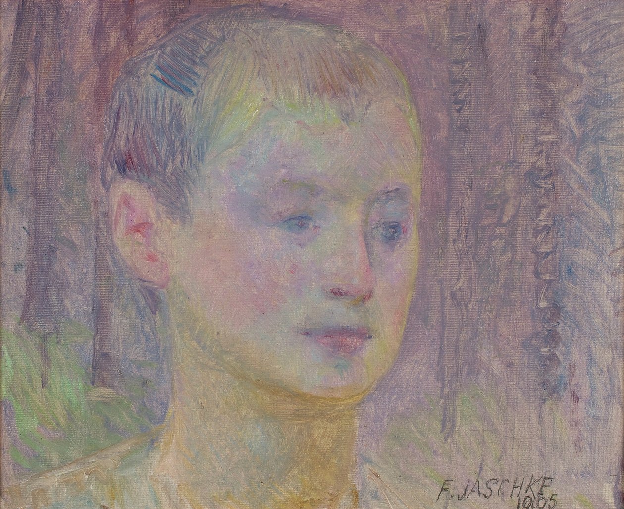 Franzerl, o filho do artista de Franz Jaschke