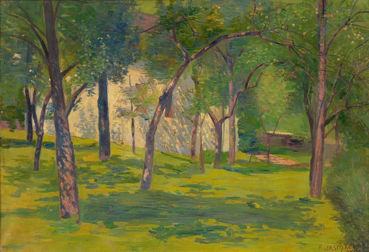 Árvores de fruto no jardim de Franz Jaschke