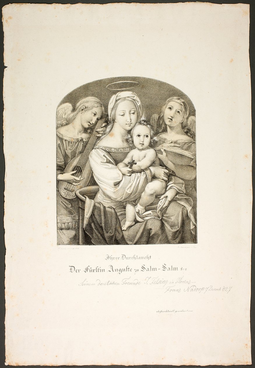 Nossa Senhora com o Menino Jesus de Franz Johann Heinrich Nadorp