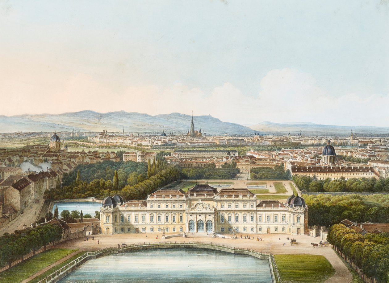 Miradouro Schloss Belvedere de Franz Josef Sandmann