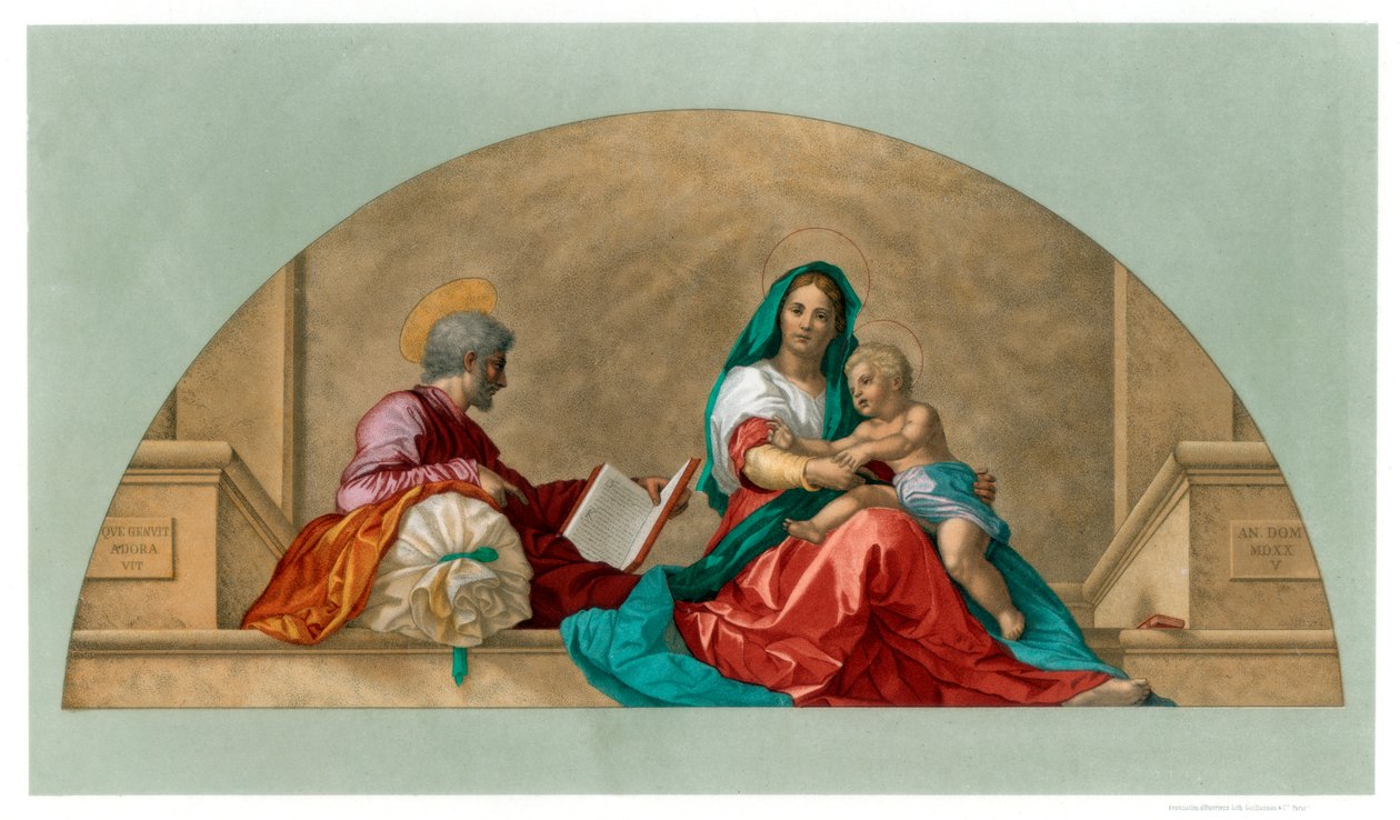 Madonna do saco Madonna com o saco, 1525 1870 de Franz Kellerhoven