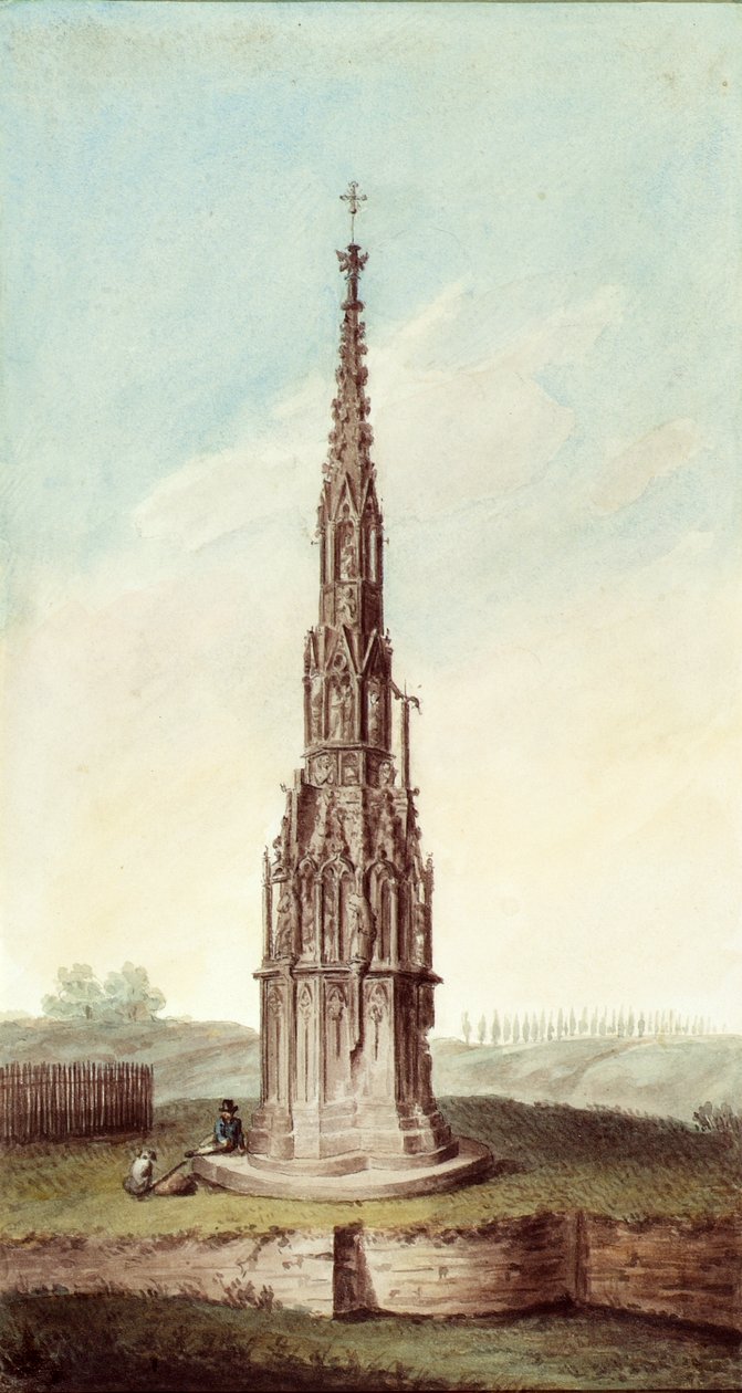A coluna memorial perto de Wiener Neustadt de Franz Kletzinsky