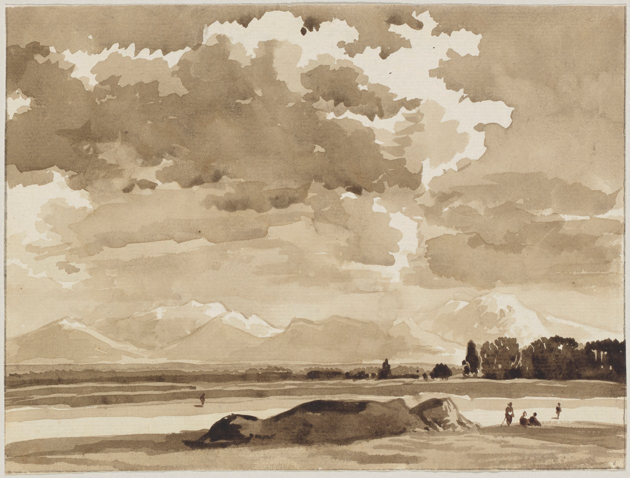 Paisagem perto de Kochel de Franz Kobell