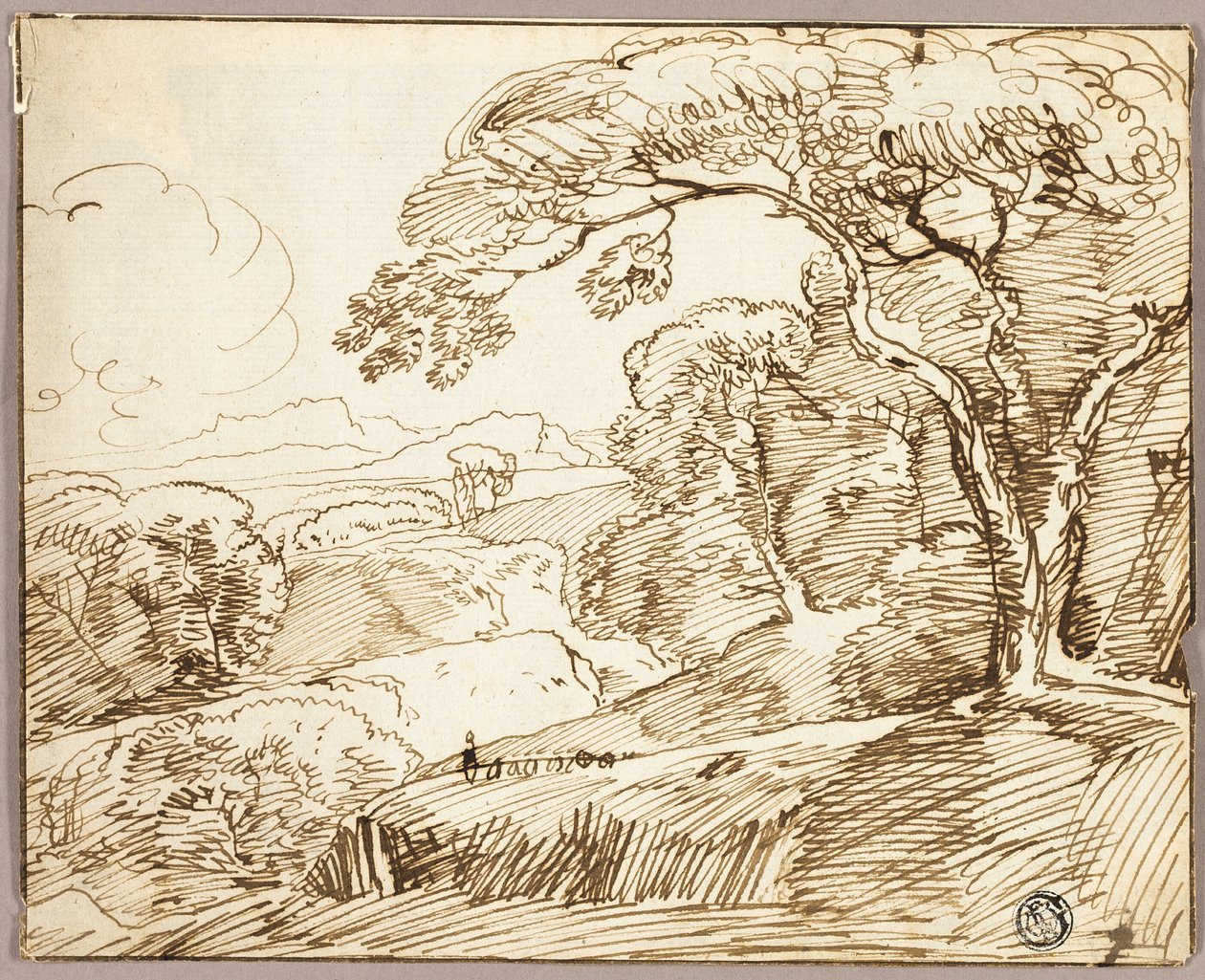 Paisagem panorâmica de Franz Kobell