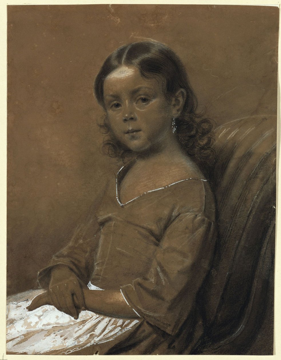 Auguste Taglioni em criança de Franz Krüger
