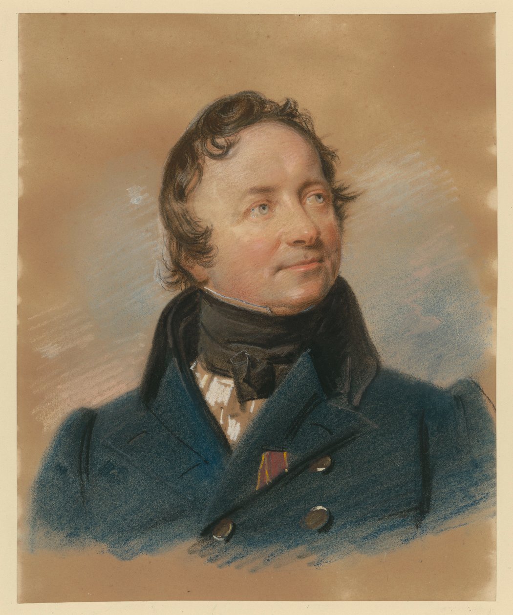 Retrato do escultor Karl Friedrich Wichmann de Franz Krüger