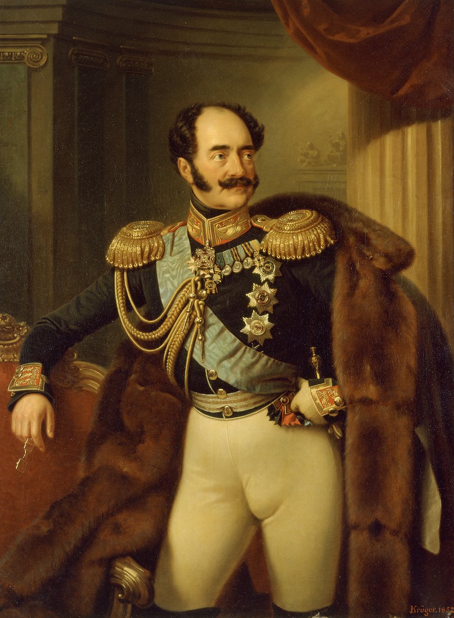 Retrato do conde Adlerberg de Franz Krüger