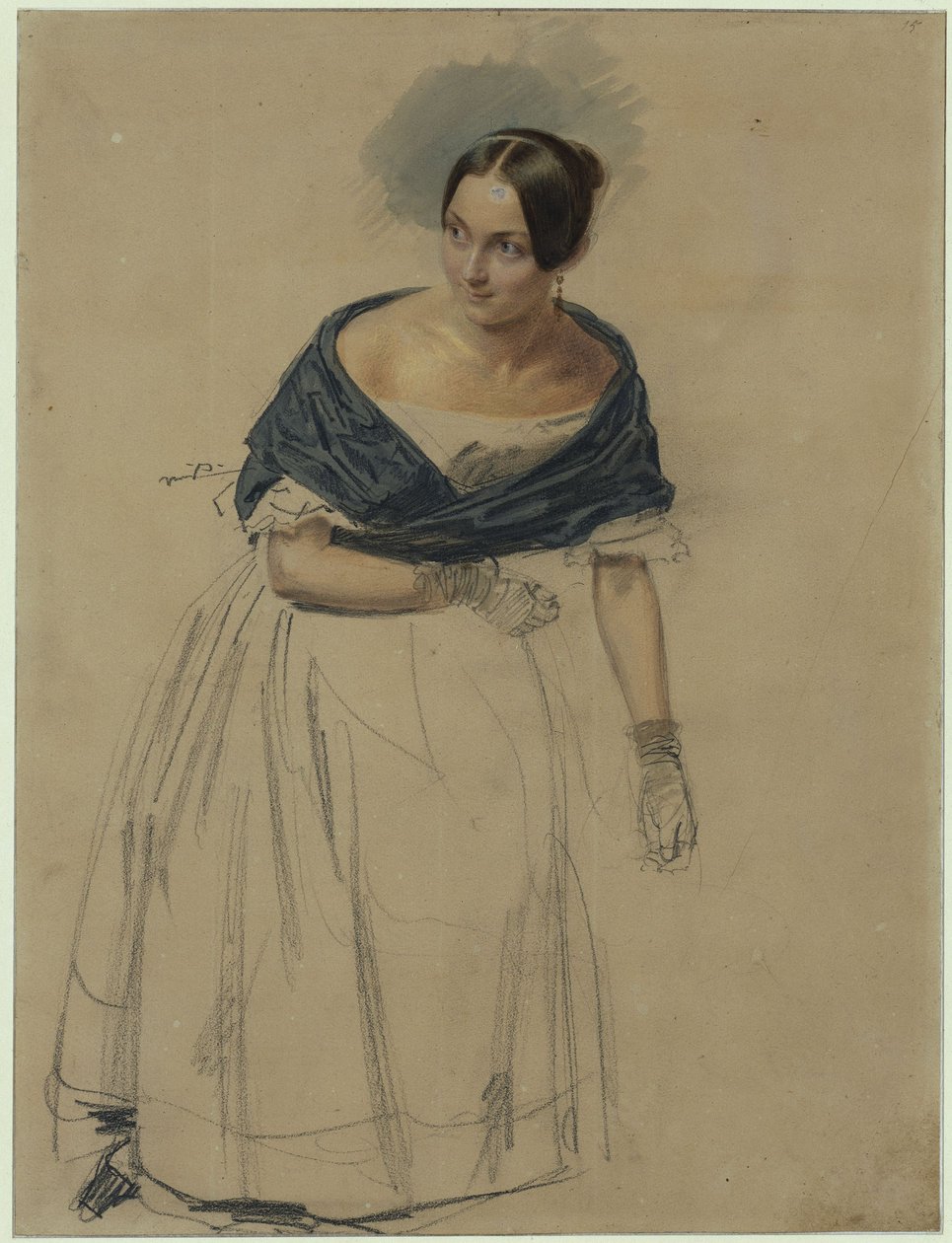 Vendedora de flores de Franz Krüger