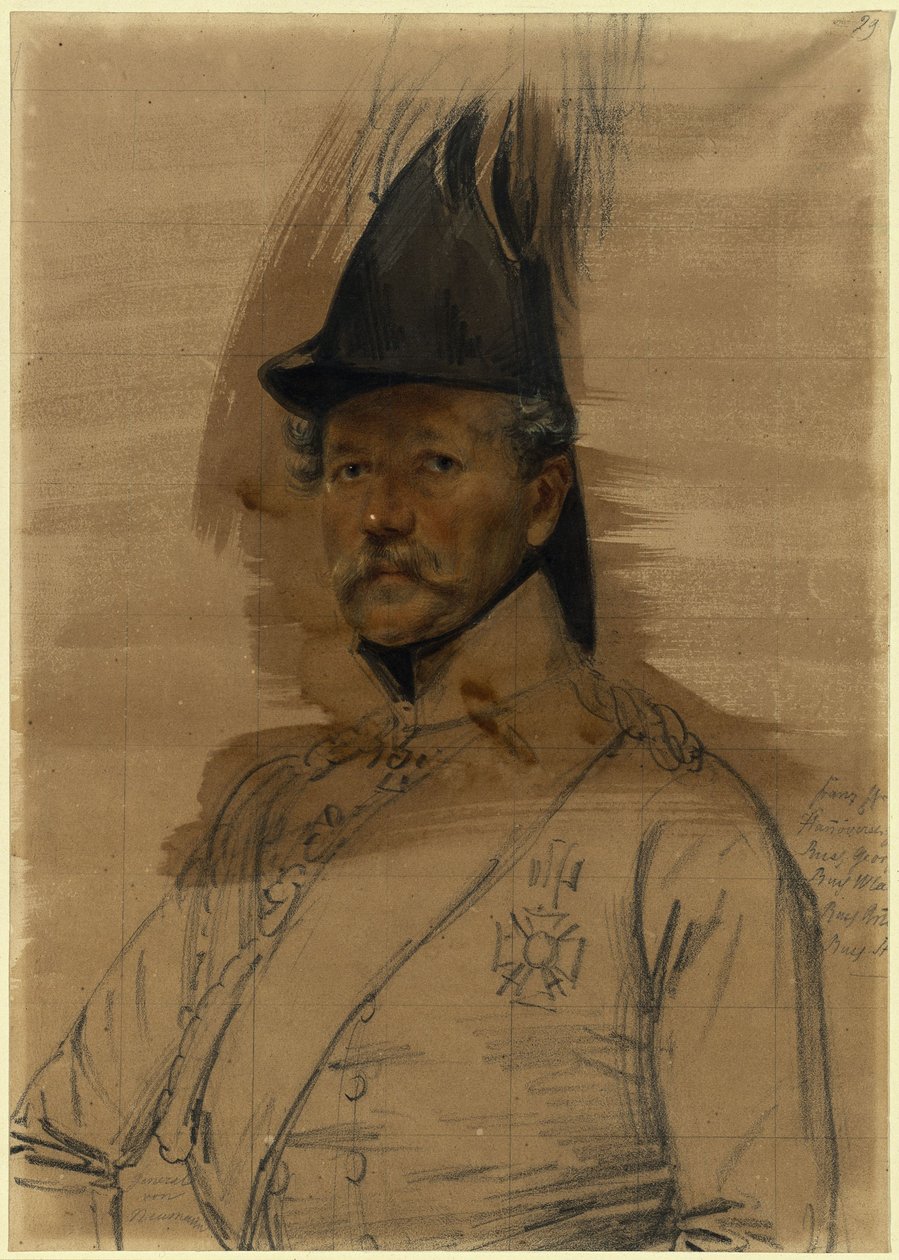 O general August Wilhelm von Neumann de Franz Krüger