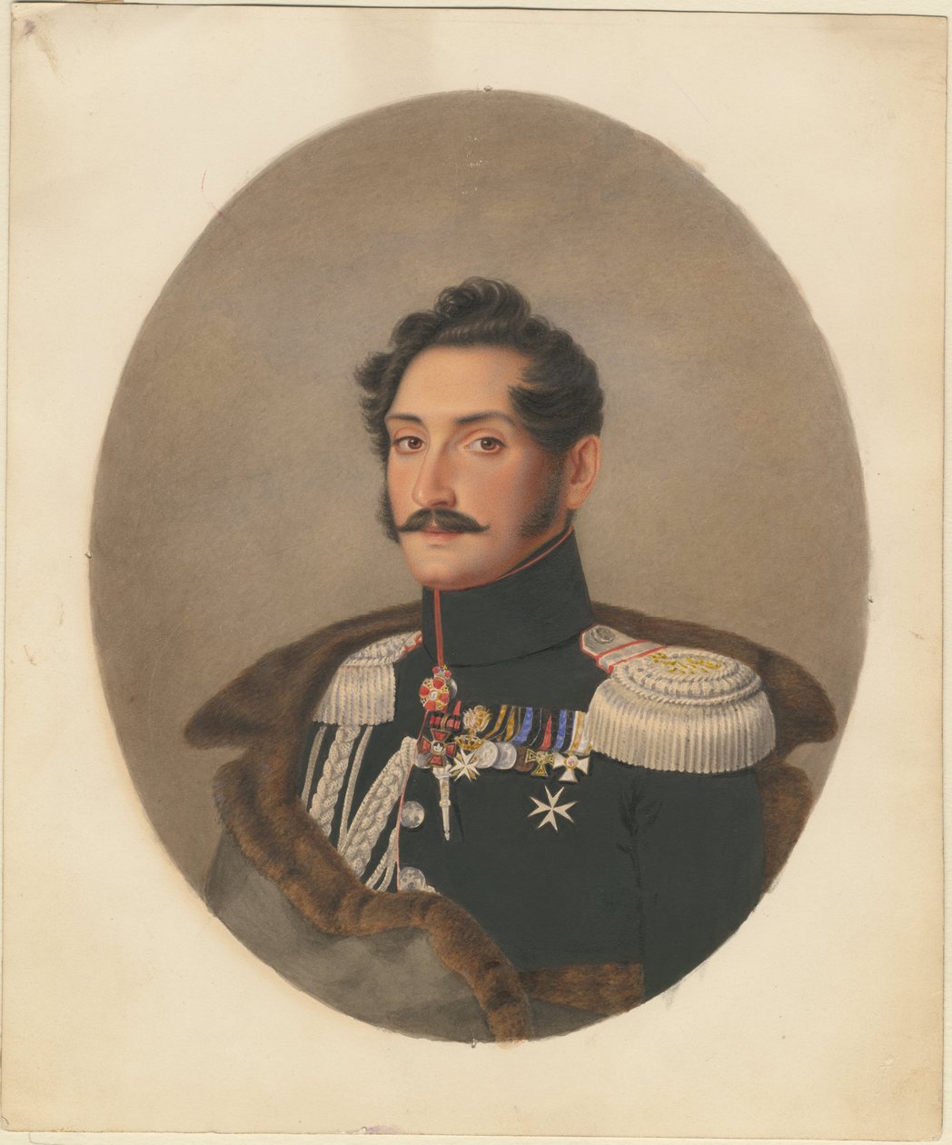 Retrato do Conde Alexey Fyodorovich Orlov 1787-1862 de Franz Krüger